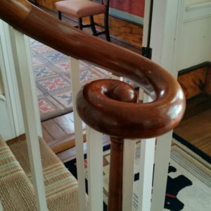 Page Farms: Handrail volute